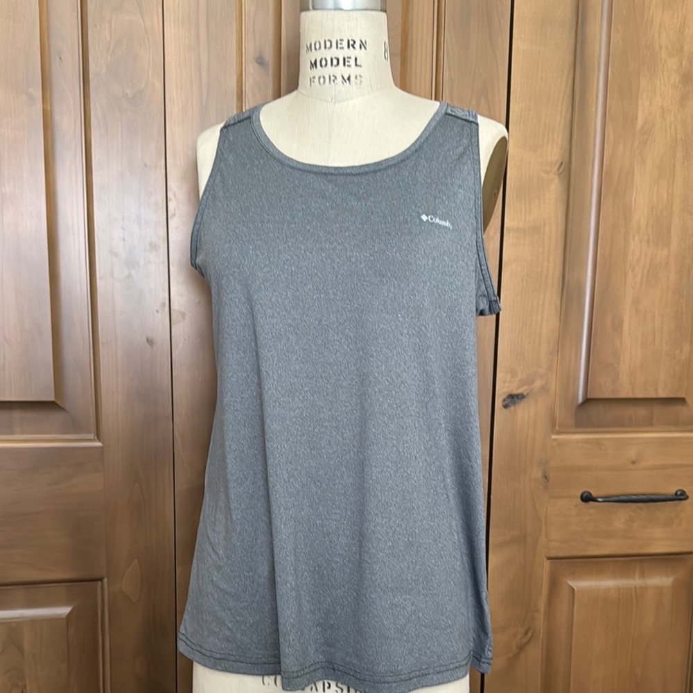 Columbia Gray Relaxed Sleeveless Tank Top
